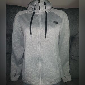 The North Face Light Gray Zip-Up Jacket